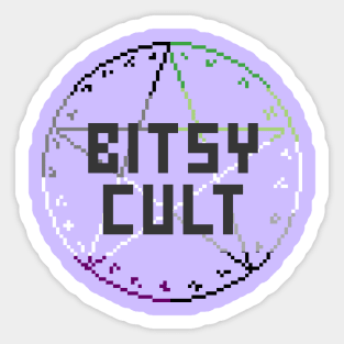 Ace/Aro Bitsy Cult Sticker